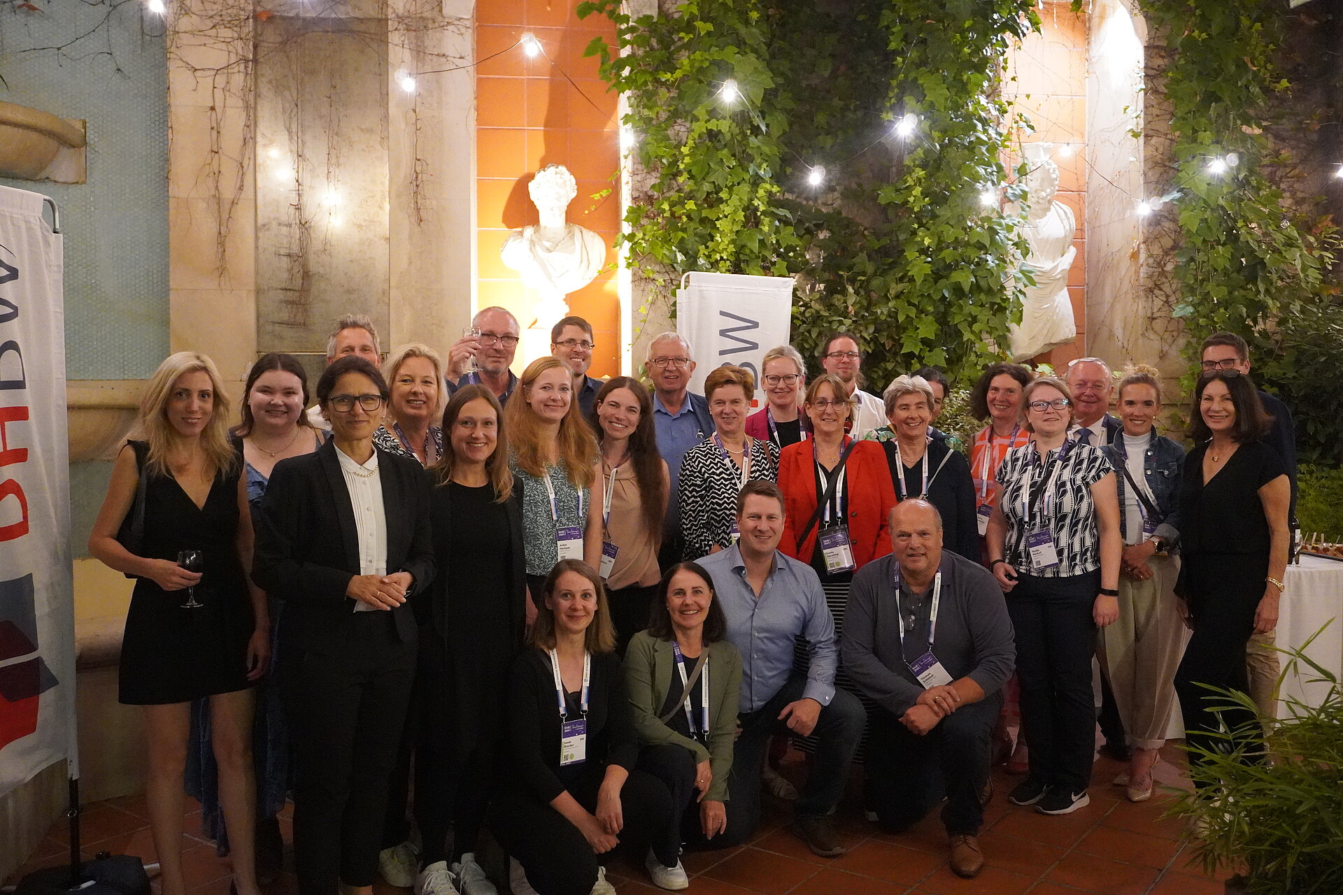 Gruppenbild der der DHBW Reception auf dem EAIE